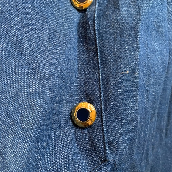 Vintage Jean Shirt Dress - Picture 5 of 10
